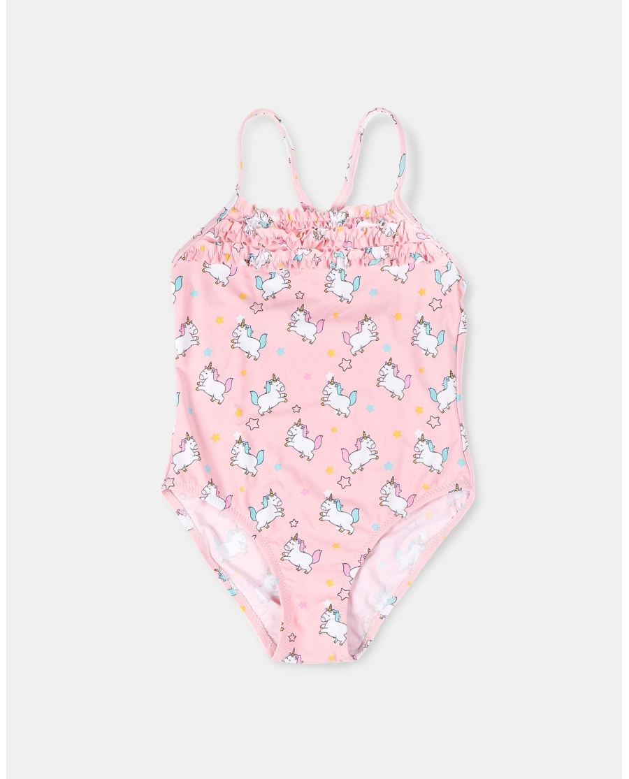 MR WONDERFUL Bañador Unicorn para Niña ROSA