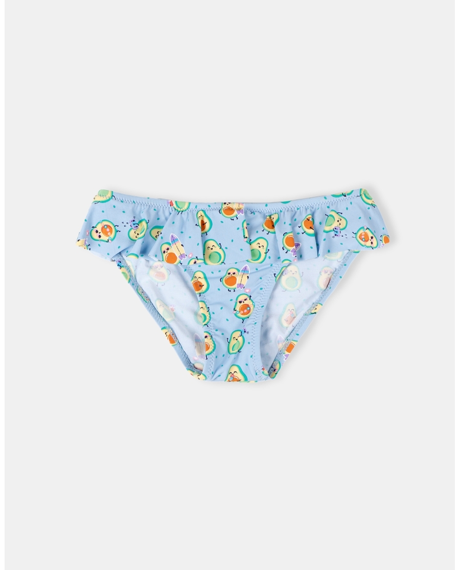 MR WONDERFUL Braga Bikini Aguacates para Niña AZUL