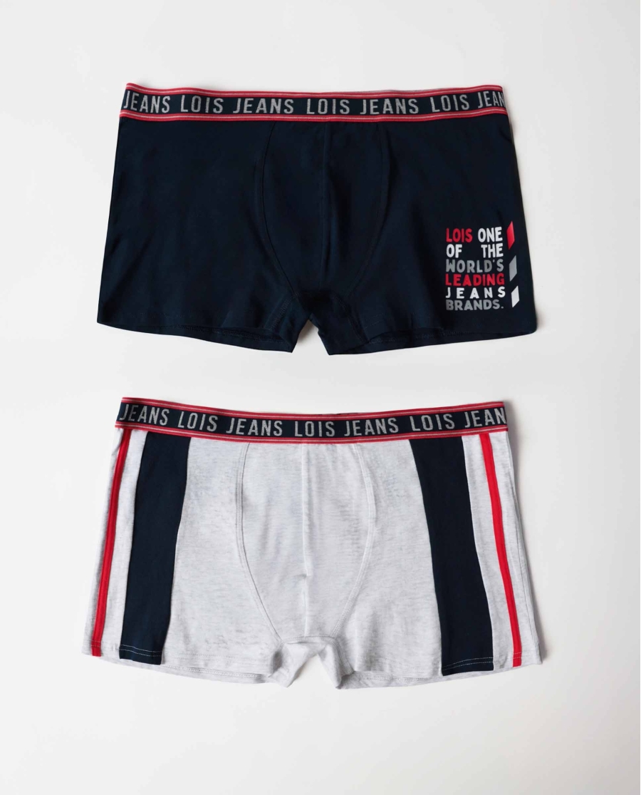 LOIS Calzoncillo/Boxer Leader para Hombre, (Caja de 2 unidades) PACK FANTASIA
