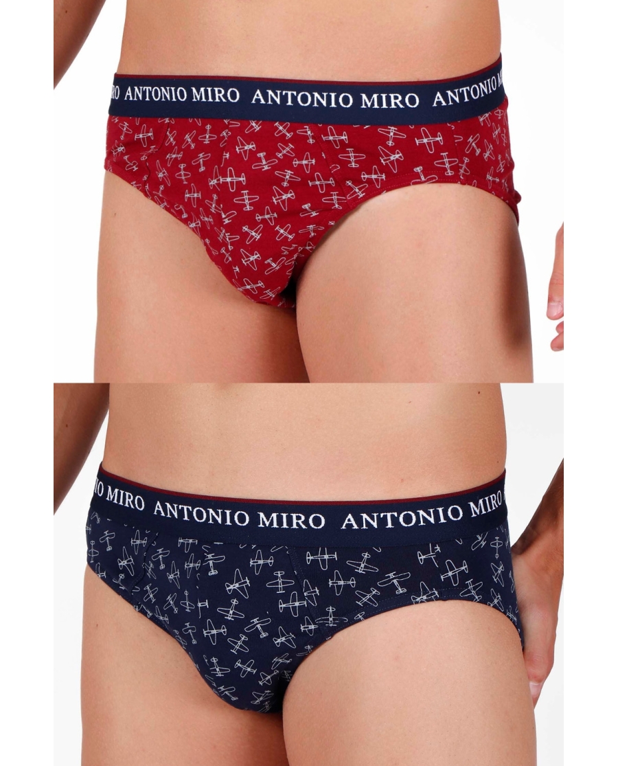 ANTONIO MIRO Calzoncillos/Slip Travel Planes para Hombre (Caja de 6 unidades) SURTIDO