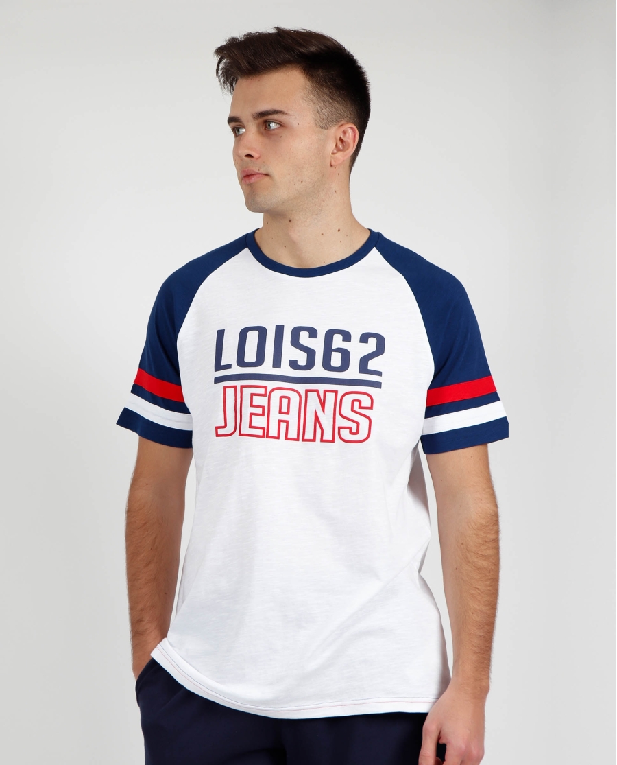 LOIS Camiseta Manga Corta Champion para Hombre BLANCO
