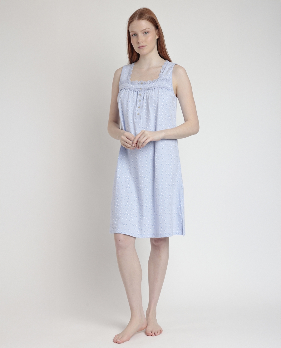ADMAS CLASSIC Camisola Sin Mangas Classic Blue Flowers para Mujer AZUL