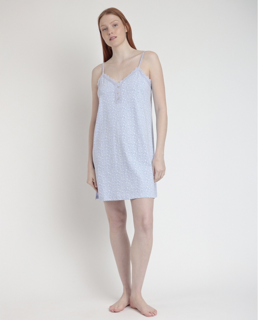 ADMAS CLASSIC Camisola Tirantes Classic Blue Flowers para Mujer AZUL