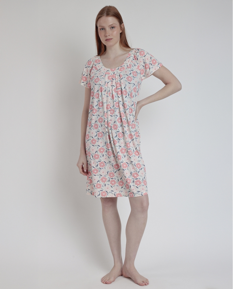 ADMAS GARDEN Camisola Manga Caída Rouse Peony para Mujer SALMON