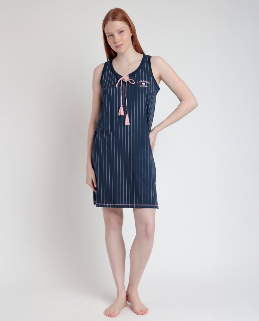 STAY AT HOME Camisola Sin Mangas Loading Energy para Mujer MARINO