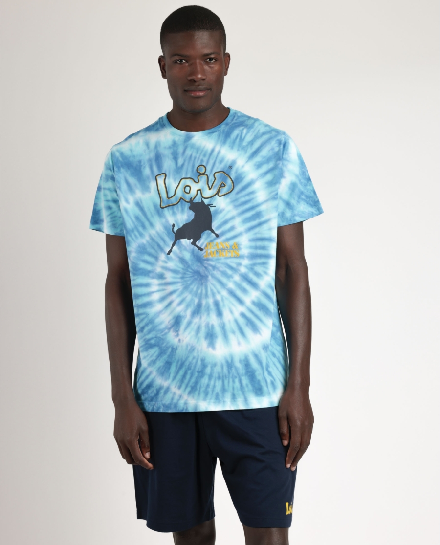 LOIS Pijama Manga Corta Generals para Hombre AZUL