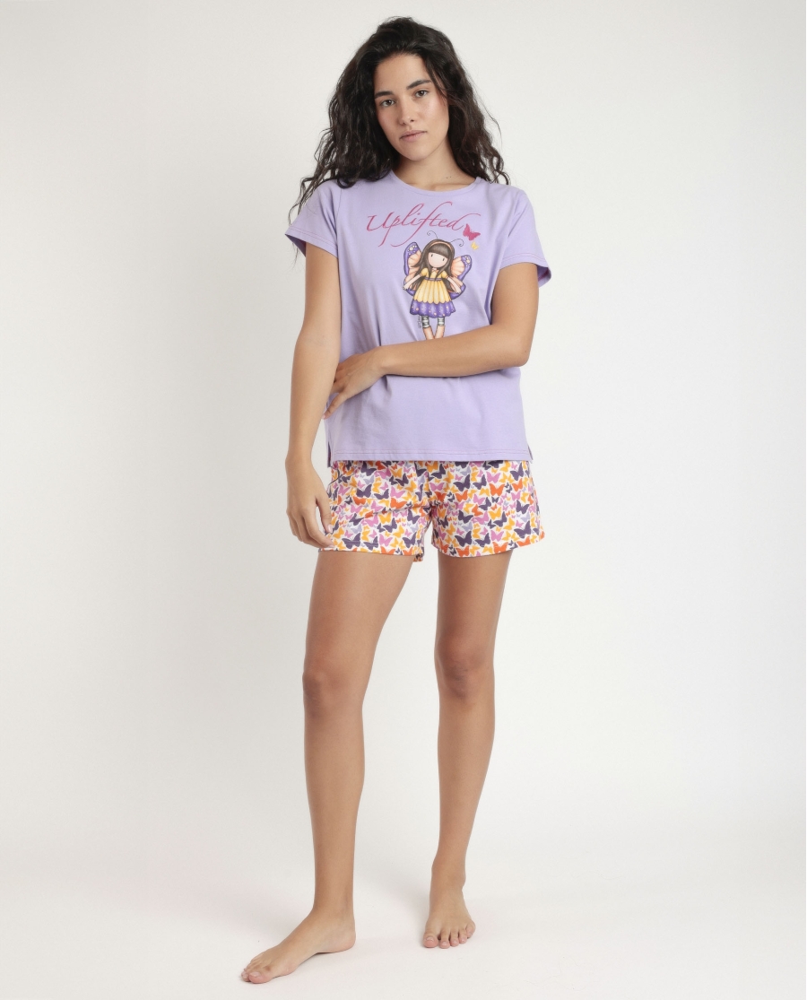 SANTORO Pijama Manga Corta Uplifted para Mujer MALVA