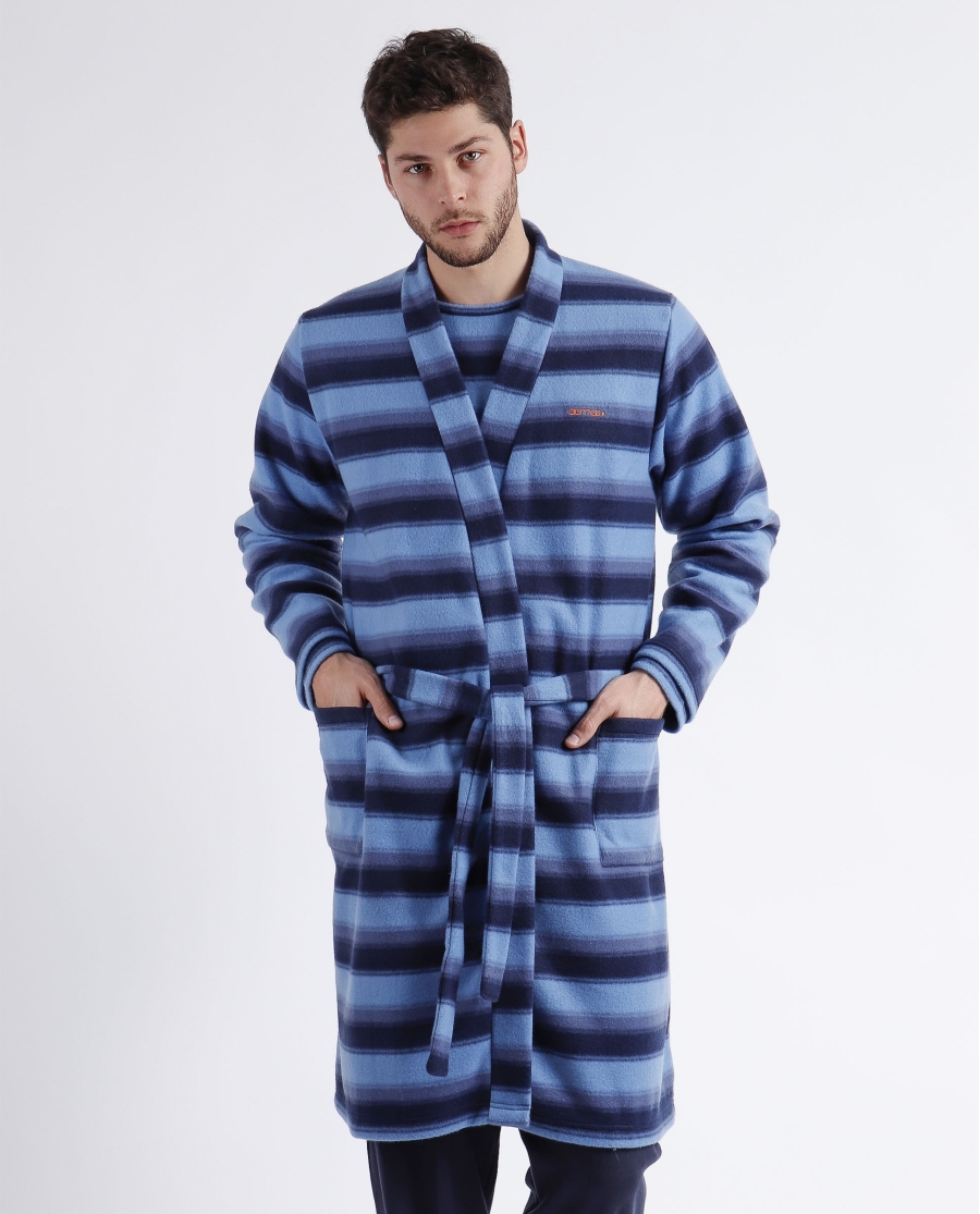 ADMAS Bata Manga Larga Calentita In The Sky para Hombre AZUL