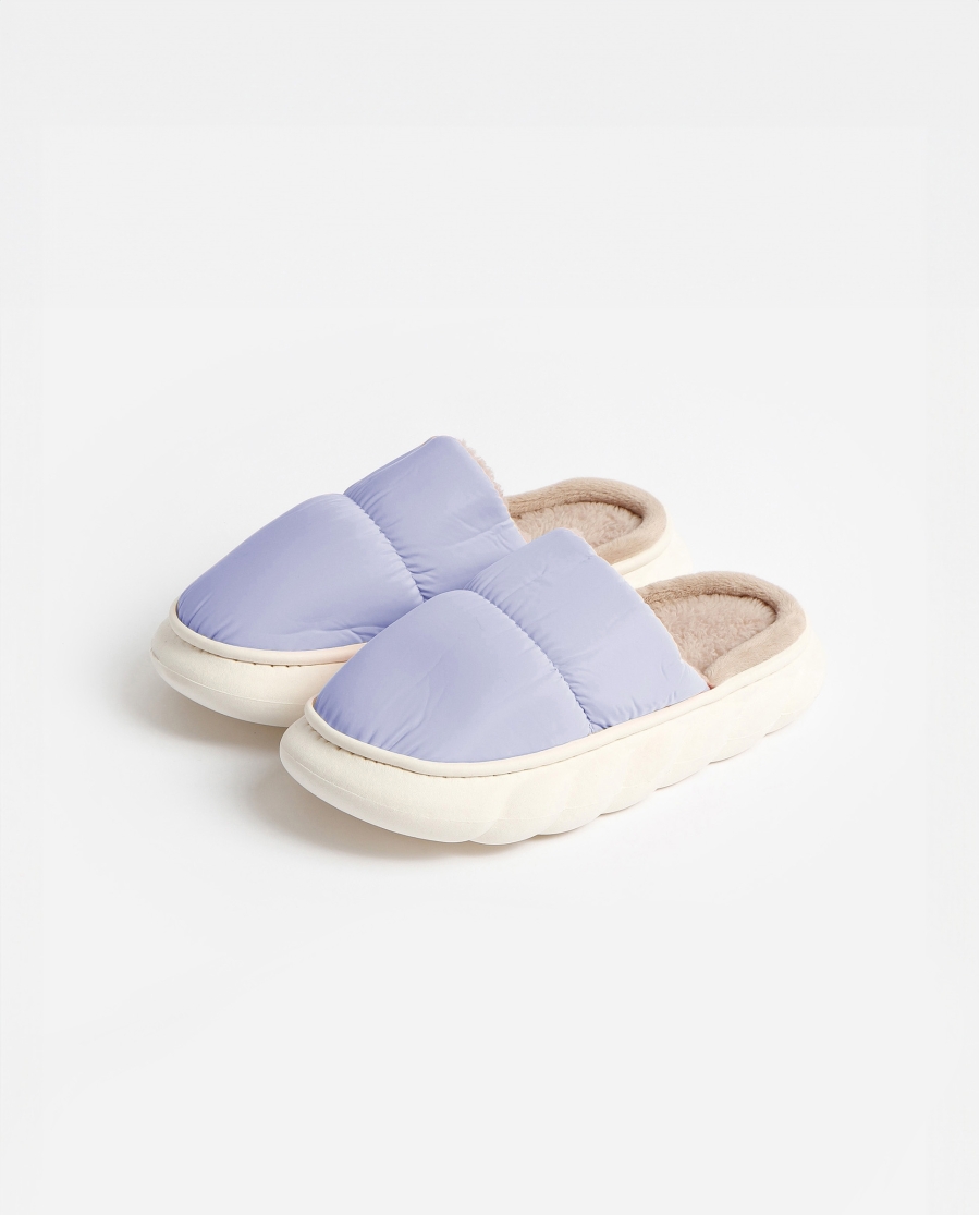 ADMAS Zapatillas De Estar Por Casa Acolchada para Mujer BERENJENA