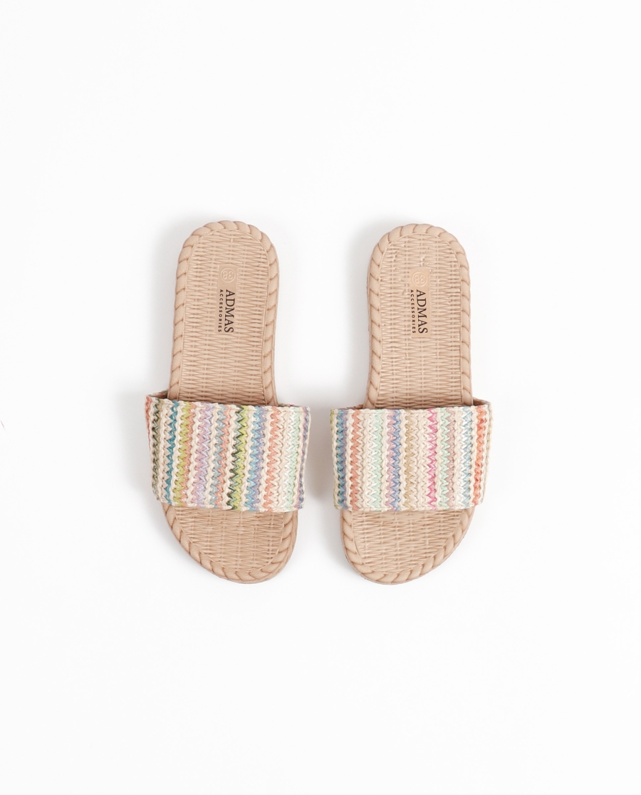 ADMAS Surtido Sandalias Ethnic Stripes para Mujer, Pack 6 unidades SURTIDO