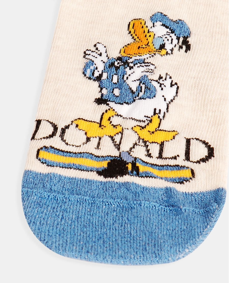 DISNEY Calcetín Tobillero Donald Fashion para Mujer DENIM JASPE