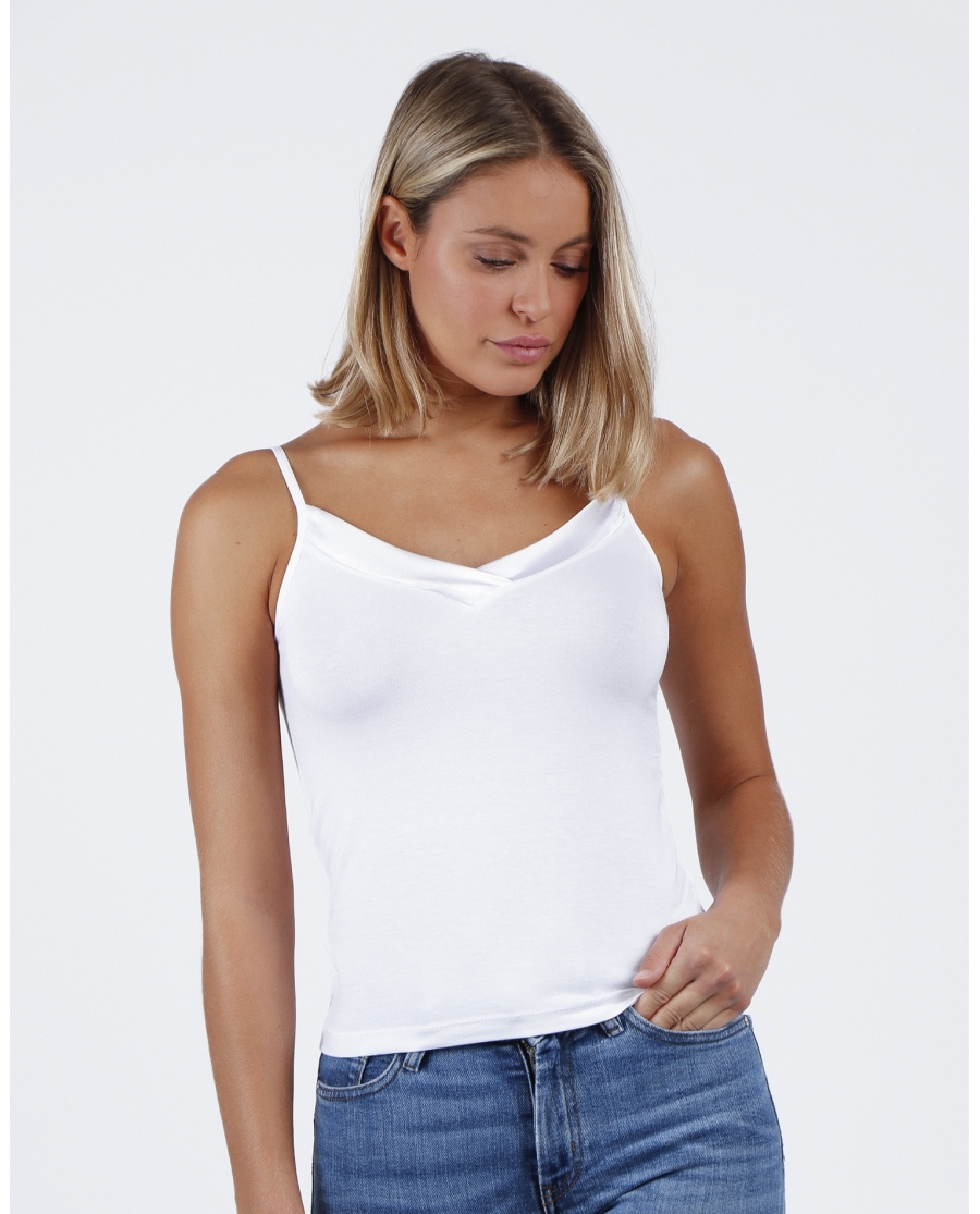 ADMAS Camiseta Tirante Escote Raso para Mujer CRUDO