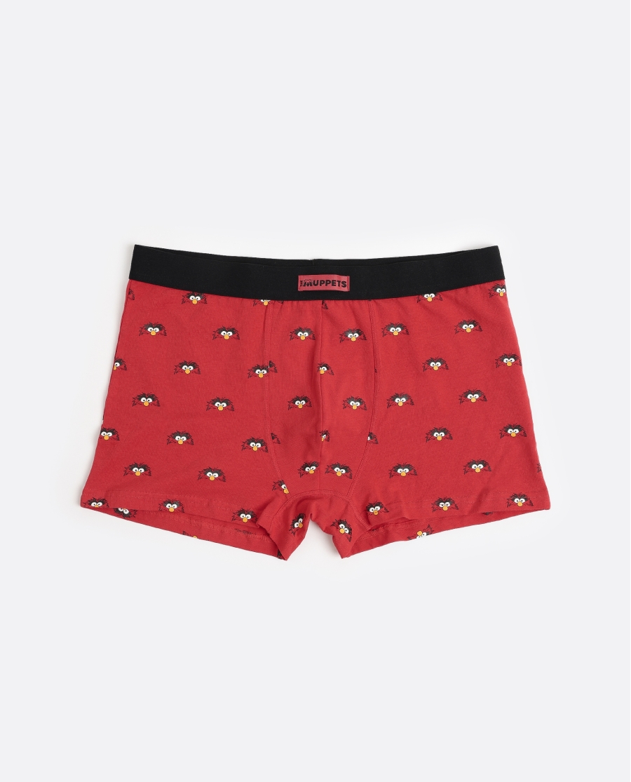 DISNEY Calzoncillo/Boxer Animal Caja Metal Regalo para Hombre ROJO