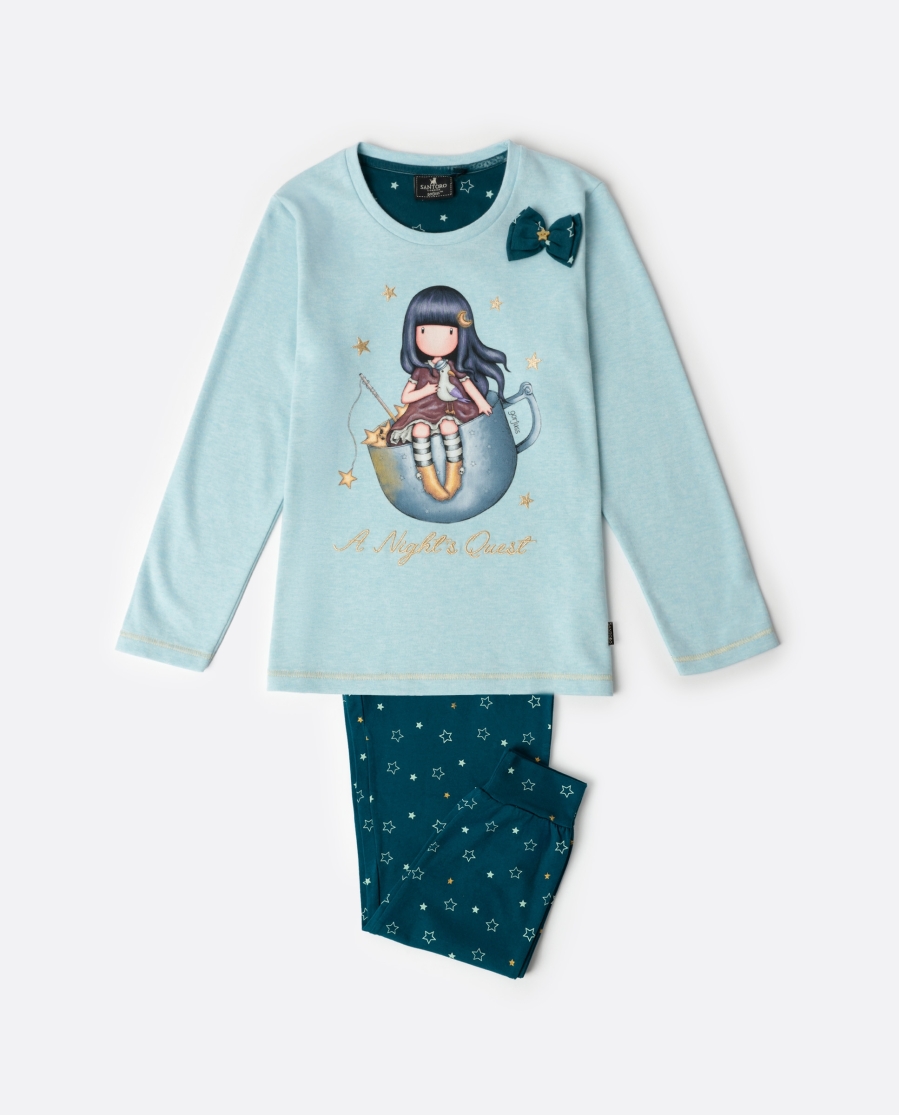 SANTORO GORJUSS Pijama Manga Larga A Night´S Quest para Niña AZUL
