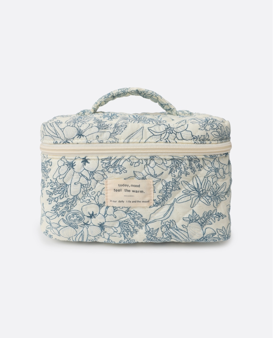 ADMAS Neceser Compacto Asa Toile de Jouy AZUL
