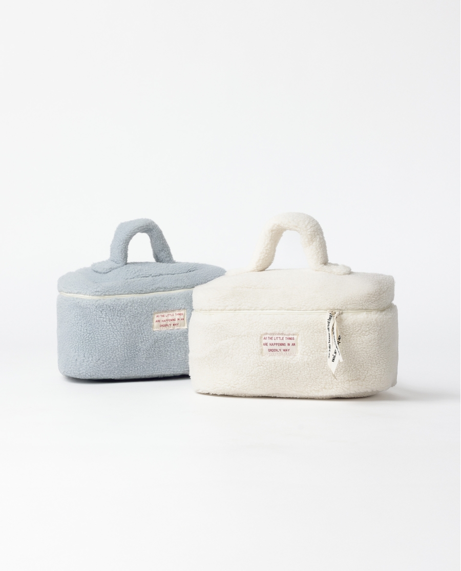 ADMAS Neceser Compacto Sherpa Fuzzy Chic, (Caja de 6 unidades) SURTIDO