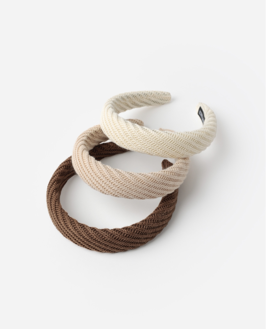 ADMAS Diadema Punto Trenzado Braided Warmth para Mujer (Caja 6 unidades) SURTIDO