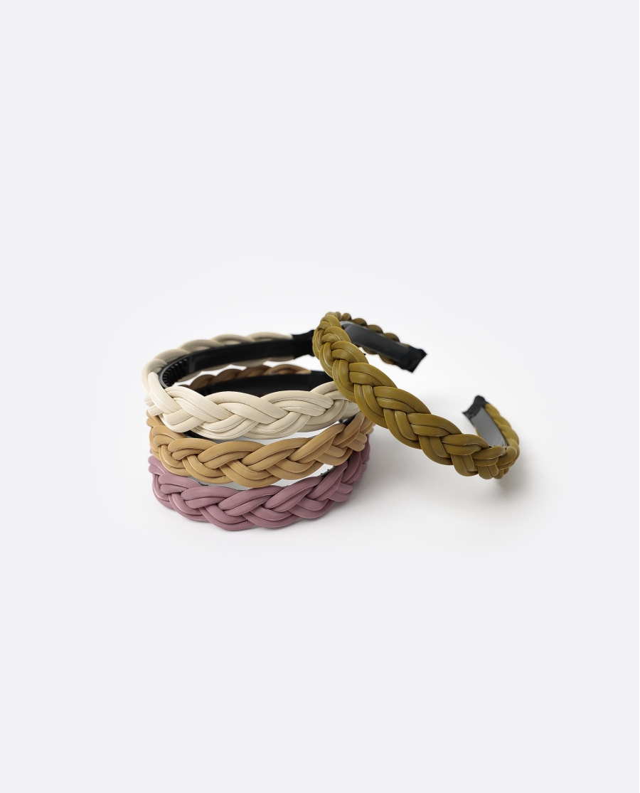 ADMAS Diadema Braid Style Duo para Mujer (Caja 6 unidades) SURTIDO