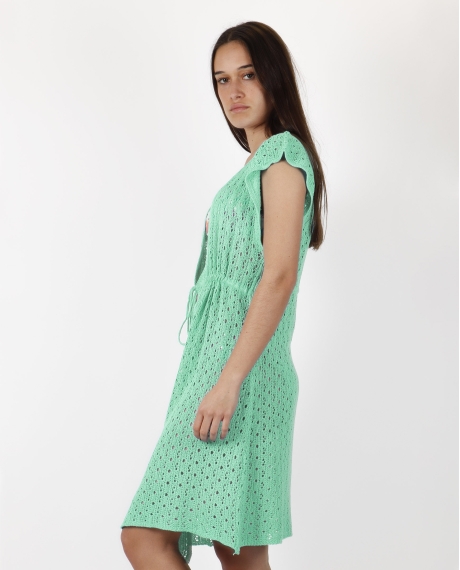 ADMAS Vestido Crochet para Mujer TURQUESA 2