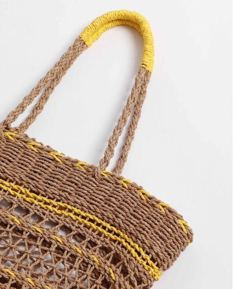 Bolso Playa Toque Amarillo para Mujer AMARILLO 2