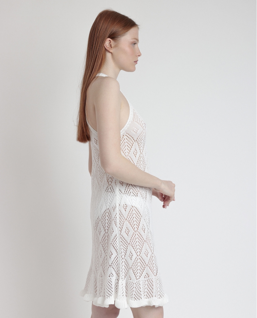 ADMAS Vestido Sin Mangas Happy para Mujer BLANCO ADMAS Vestido Sin Mangas Happy para Mujer BLANCO