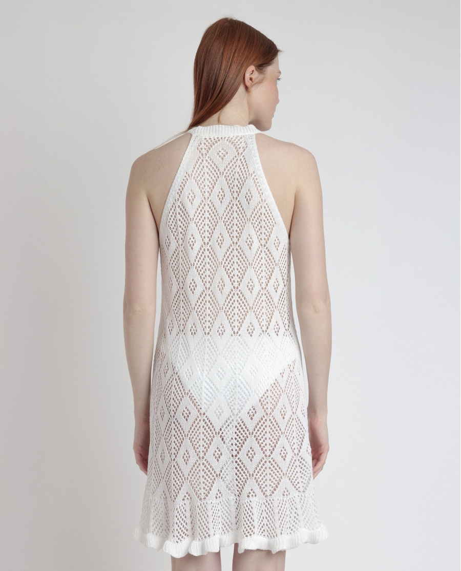 ADMAS Vestido Sin Mangas Happy para Mujer BLANCO ADMAS Vestido Sin Mangas Happy para Mujer BLANCO
