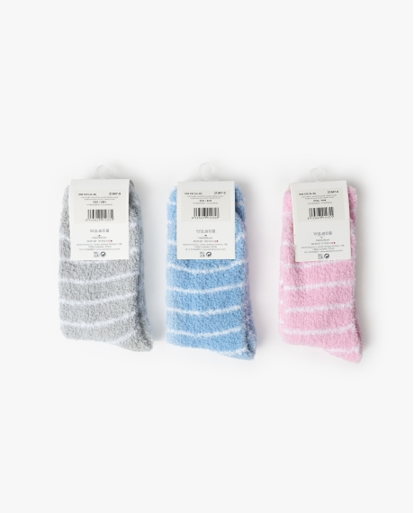 ADMAS HOME Calcetín de Caña Normal Stripes Home para Mujer, (Caja de 6 pares) SURTIDO 2