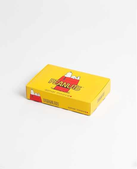PEANUTS Calcetín Antideslizante Snoopy para Mujer, (Caja de 6 pares) SURTIDO 2