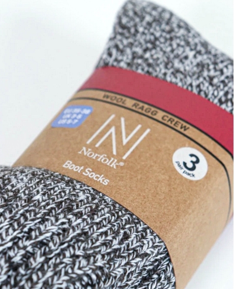 NORFOLK Calcetines termicos para botas Ragg-sock (3 pares ) GREY MELANGE 2