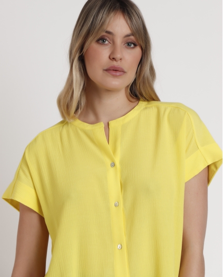 ADMAS Camisa Manga Corta Fluida para Mujer LIMA 2