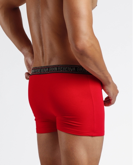 ADMAS Calzoncillo/Bóxer Gran Reserva Bote Metal Regalo para Hombre ROJO 2