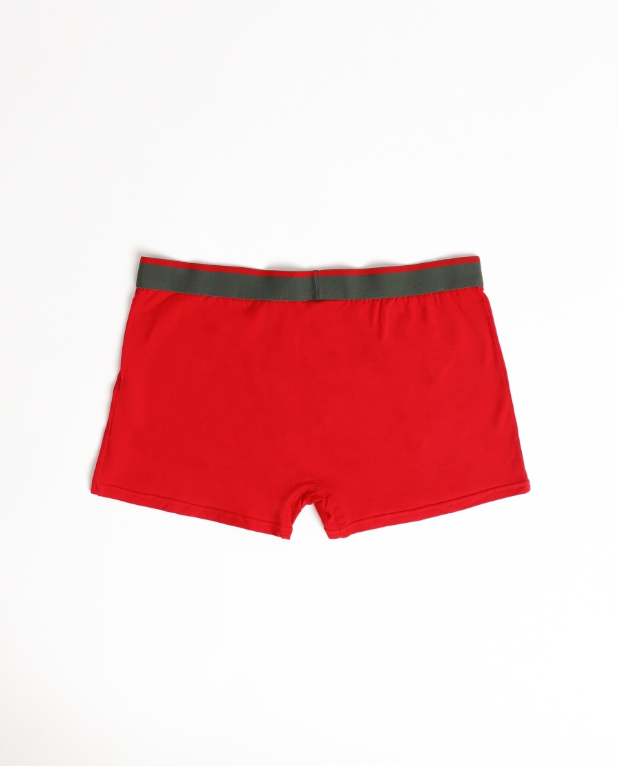 ADMAS Calzoncillo/Boxer Muerdago para Hombre ROJO ADMAS Calzoncillo/Boxer Muerdago para Hombre ROJO