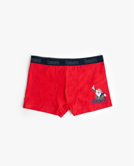 DISNEY Calzoncillo/Boxer Grumpy para Hombre, (Caja 12 unidades) ROJO