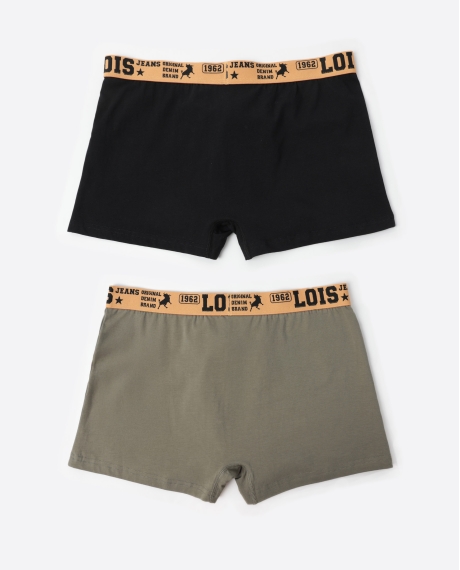 LOIS Calzoncillo/Boxer Star para Hombre, (Caja de 2 unidades) PACK FANTASIA 2