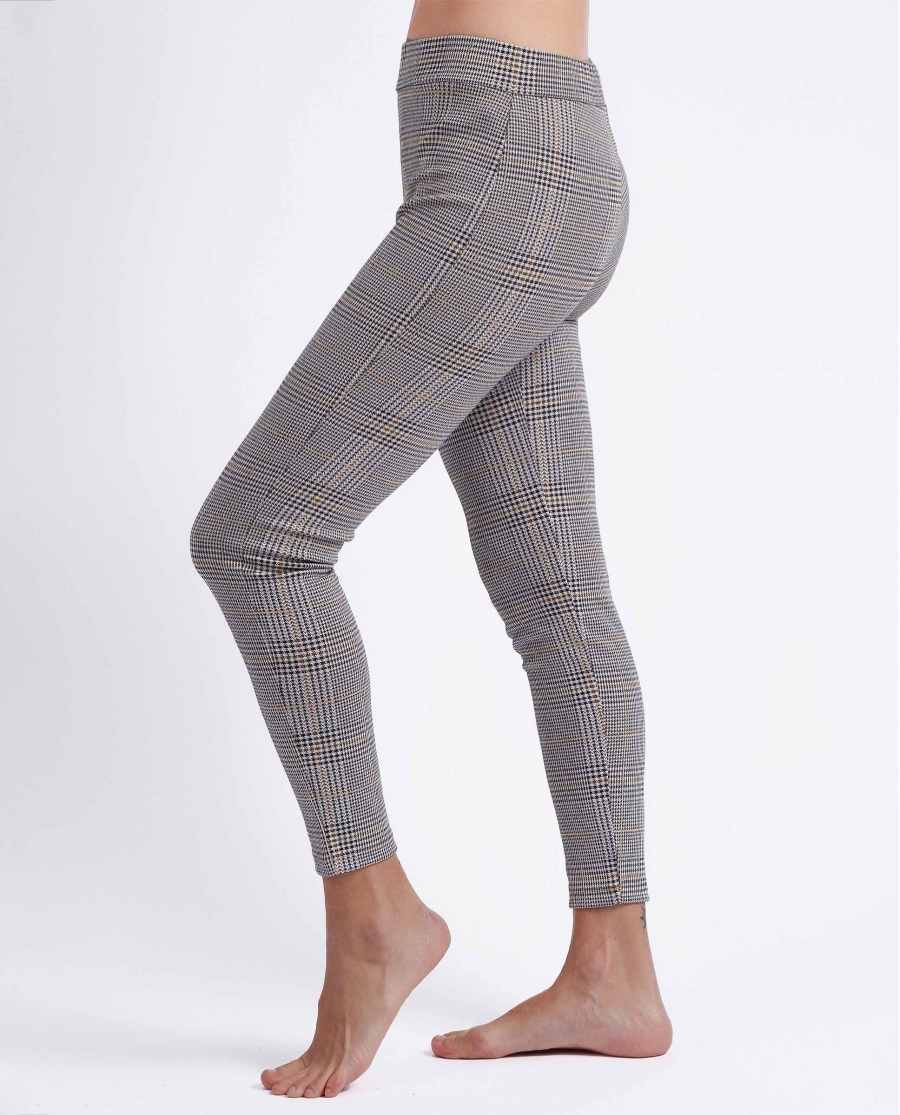 ADMAS Pantalón Elástico Largo Gales para Mujer CUADROS ADMAS Pantalón Elástico Largo Gales para Mujer CUADROS