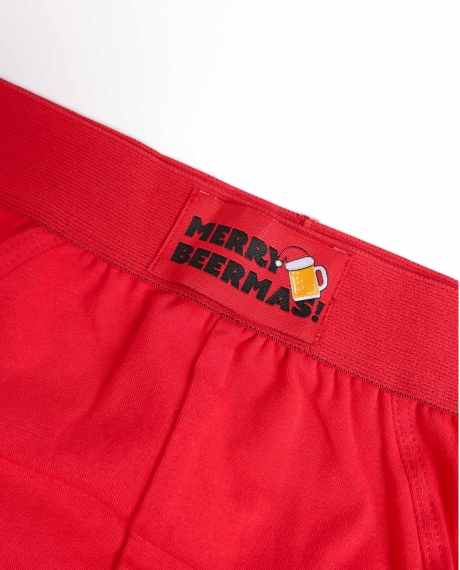 ADMAS Calzoncillo/Slip Beermas para Hombre, (Caja 12 unidades) ROJO 2