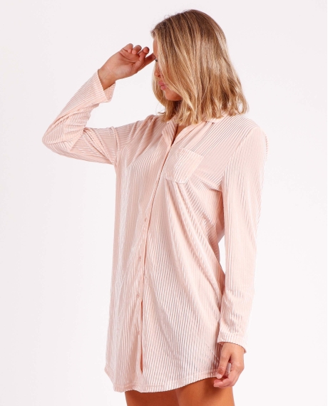 ADMAS CLASSIC Camisola Manga Larga Elegant Stripes para Mujer ROSA 2