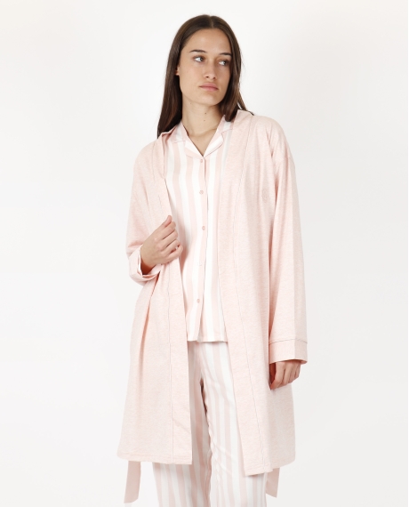 ADMAS CLASSIC Bata Manga Larga Basic para Mujer ROSA