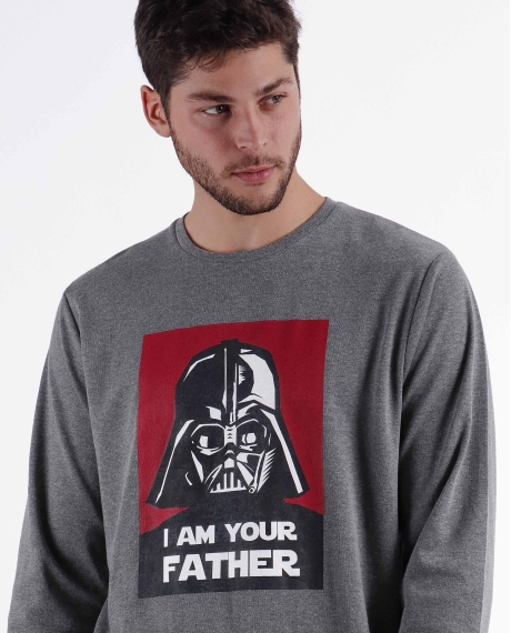 STAR WARS Pijama Manga Larga Father para Hombre MARENGO JASPE 2