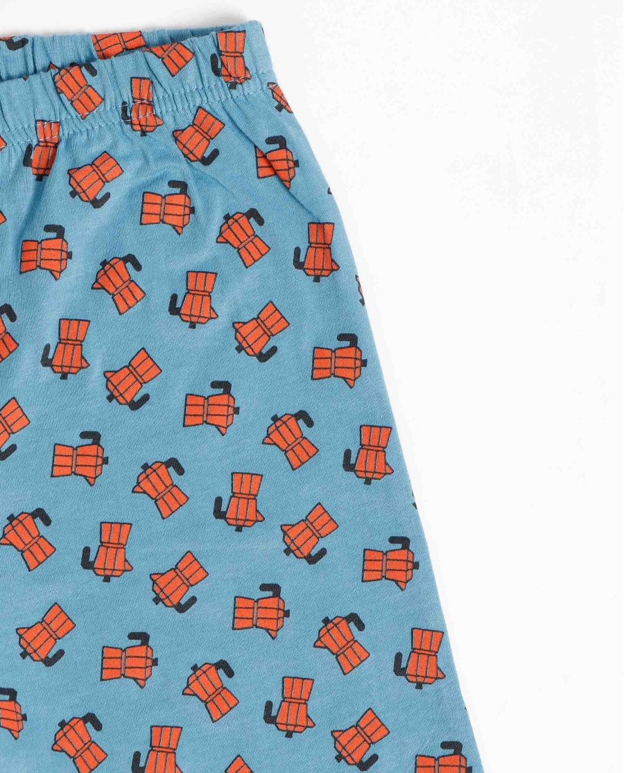 DIVER Pijama Manga Corta Morning para Niño ACERO DIVER Pijama Manga Corta Morning para Niño ACERO