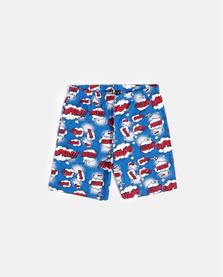 DIVER Pijama Manga Corta Super Dad para Niño AZULON 2