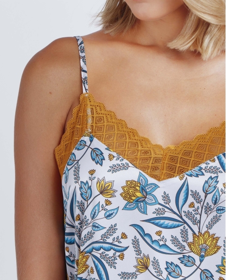 ADMAS GARDEN Camisola Tirantes Bright Jardín para Mujer MOSTAZA 2