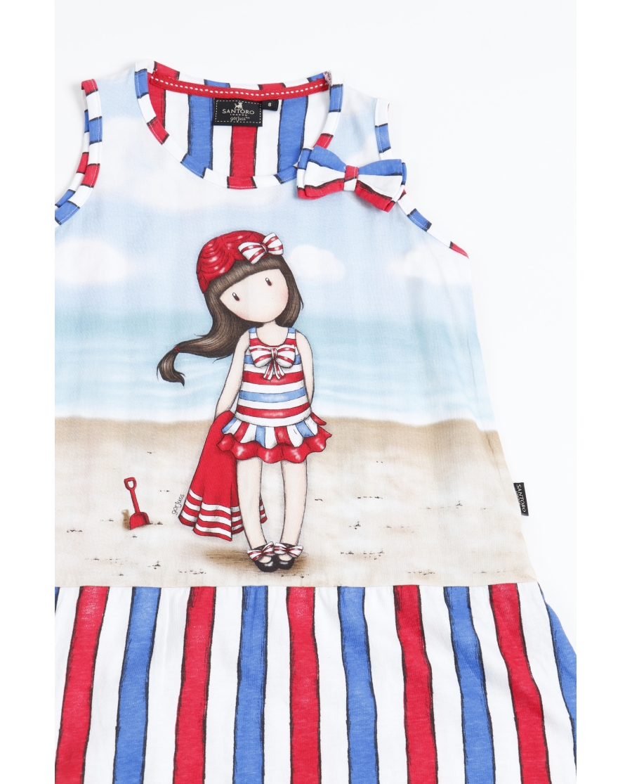 SANTORO GORJUSS Camisola Sin Mangas Beach Belle para Niña AZUL SANTORO GORJUSS Camisola Sin Mangas Beach Belle para Niña AZUL