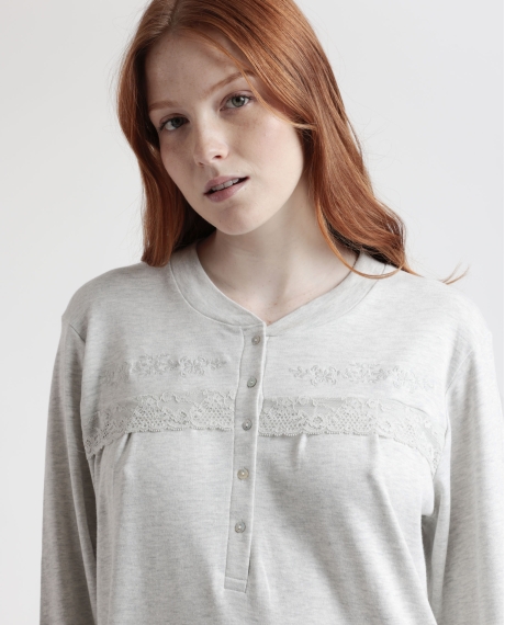 ADMAS CLASSIC Camisola Manga Larga Winter Classic para Mujer PERLA 2
