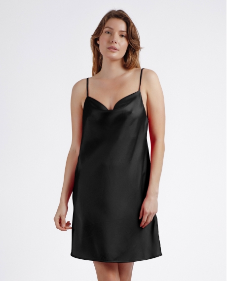 ADMAS Camisola Tirantes Satin Luxe para Mujer NEGRO 2
