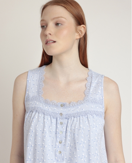 ADMAS CLASSIC Camisola Sin Mangas Classic Blue Flowers para Mujer AZUL 2