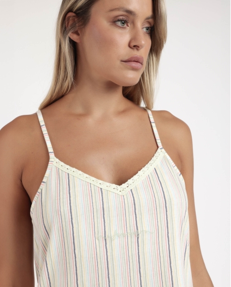 ADMAS Camisola Tirantes Summer Vibes para Mujer MULTICOLOR 2