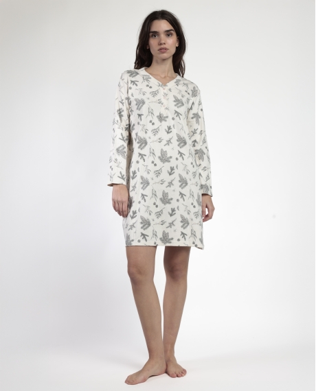 ADMAS Camisola Manga Larga Tapeta Winter Wood para Mujer GRIS