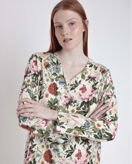 ADMAS GARDEN Camisola Manga Larga Tapeta Cretona para Mujer PIEDRA 2
