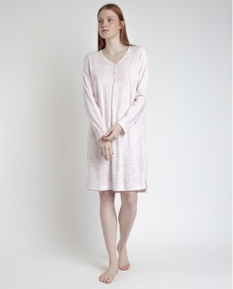 ADMAS Camisola Manga Larga Tapeta La Vie Est Belle para Mujer PETALO